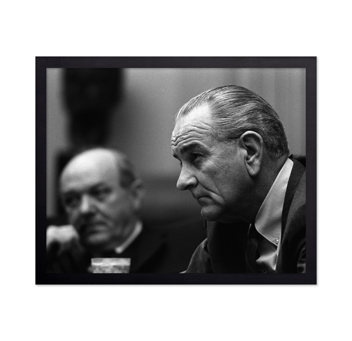 Lyndon Johnson & Dean Rusk 1968