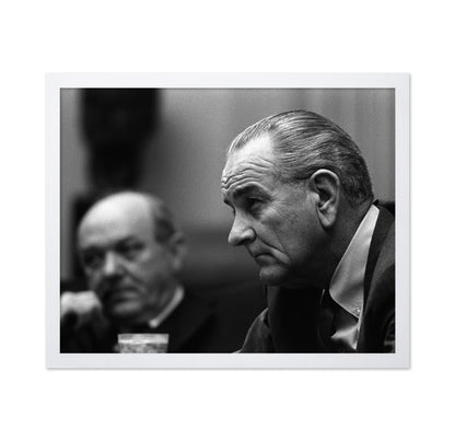 Lyndon Johnson & Dean Rusk 1968