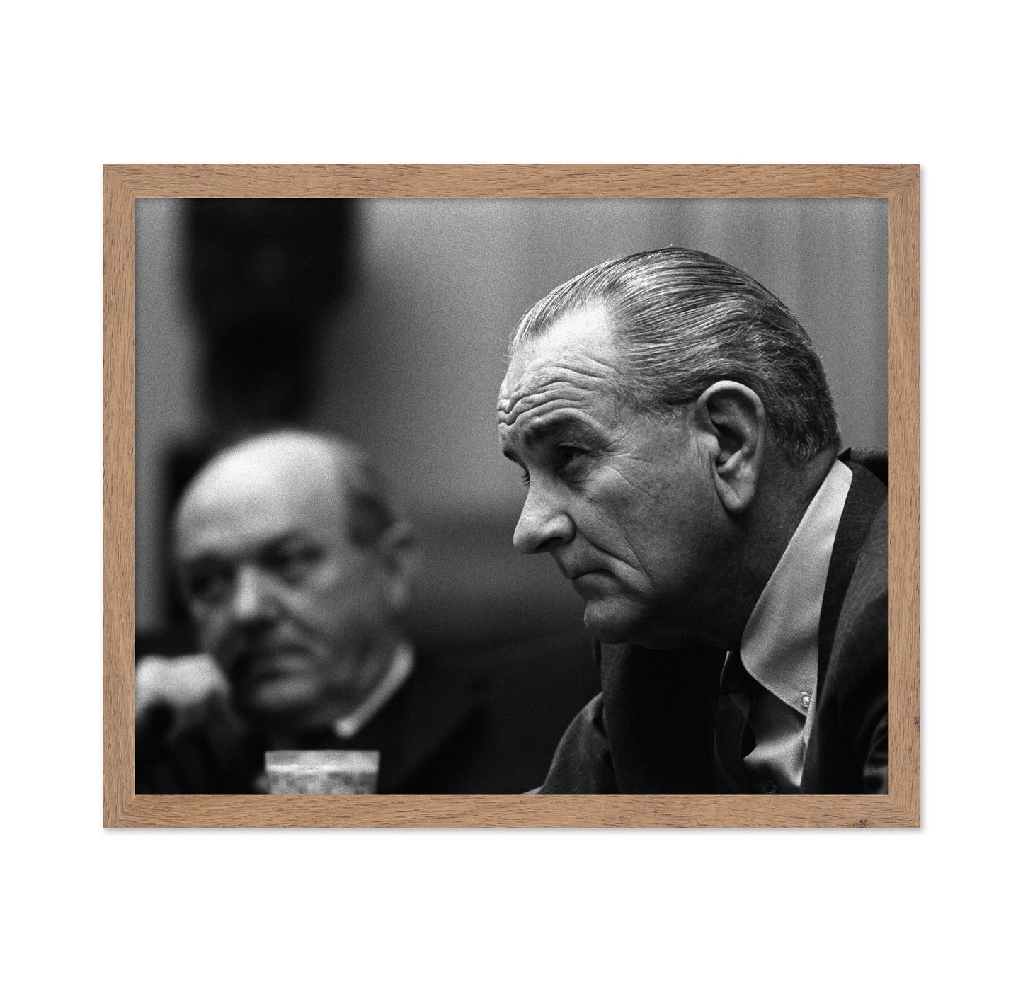Lyndon Johnson & Dean Rusk 1968