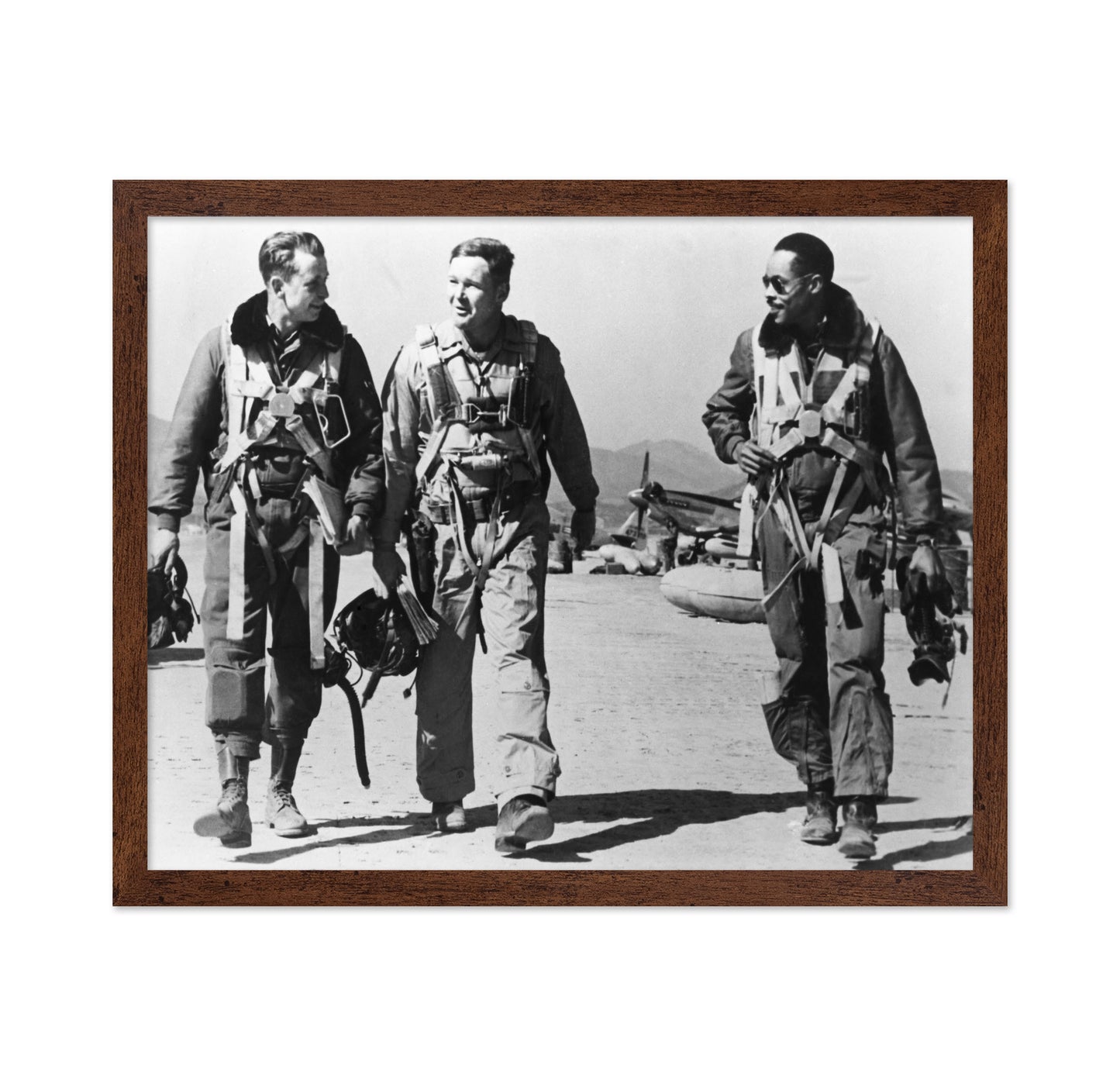 Korean War F-51 Pilots 1950s George Mckee