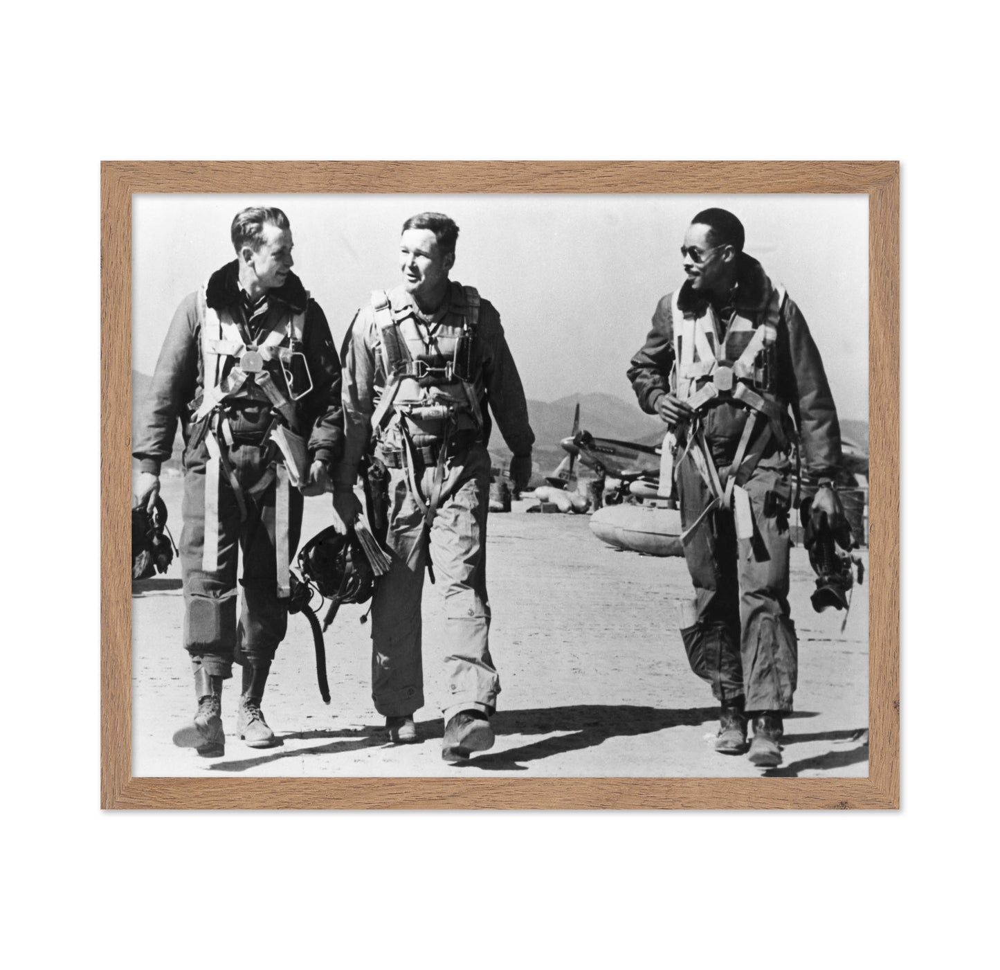 Korean War F-51 Pilots 1950s George Mckee
