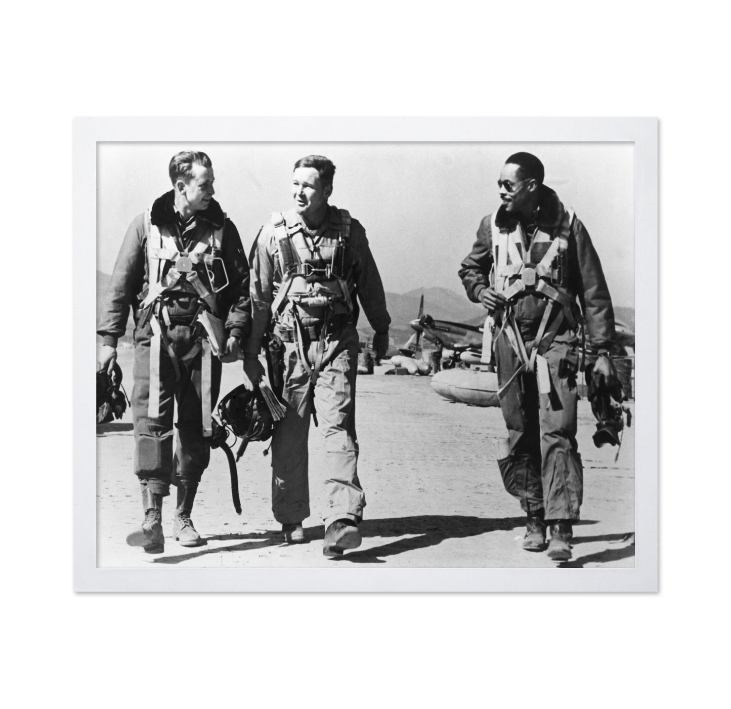 Korean War F-51 Pilots 1950s George Mckee