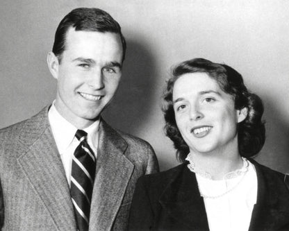 George Bush & Barbara Pierce 1941