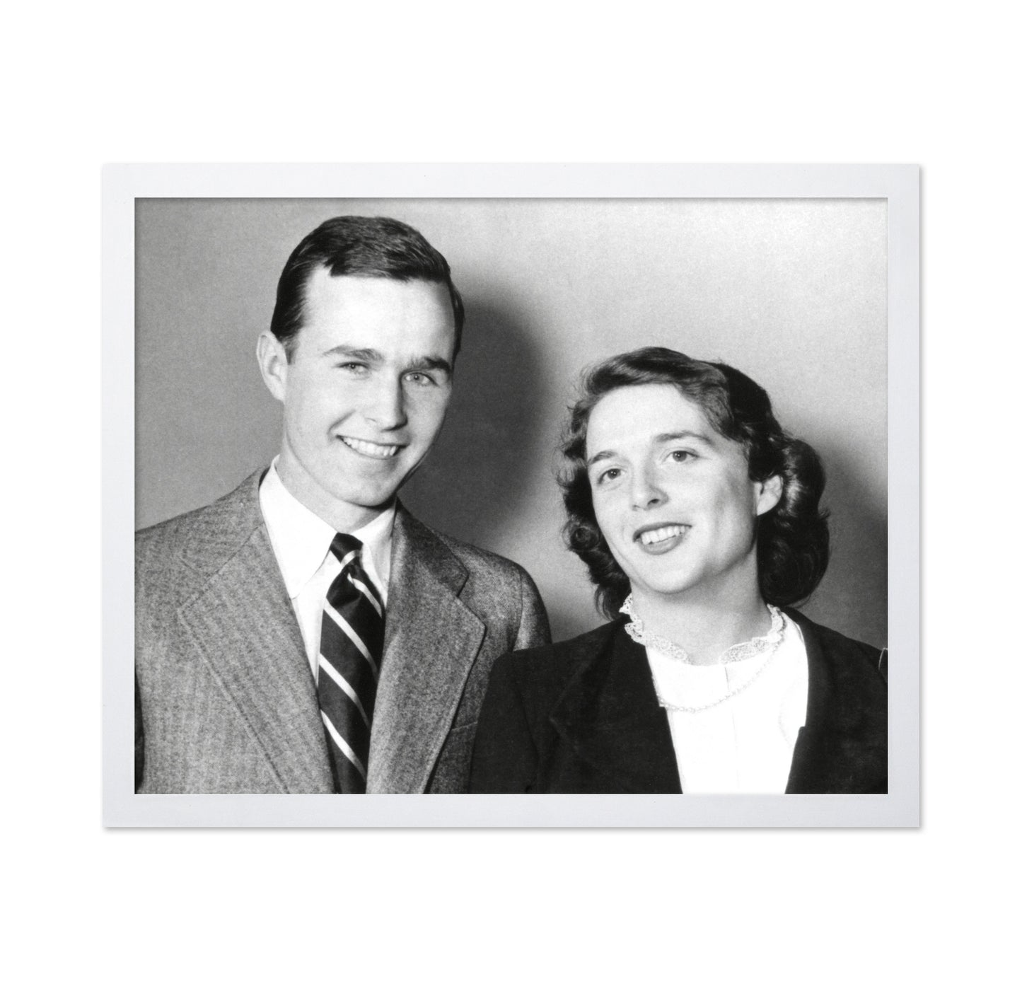 George Bush & Barbara Pierce 1941