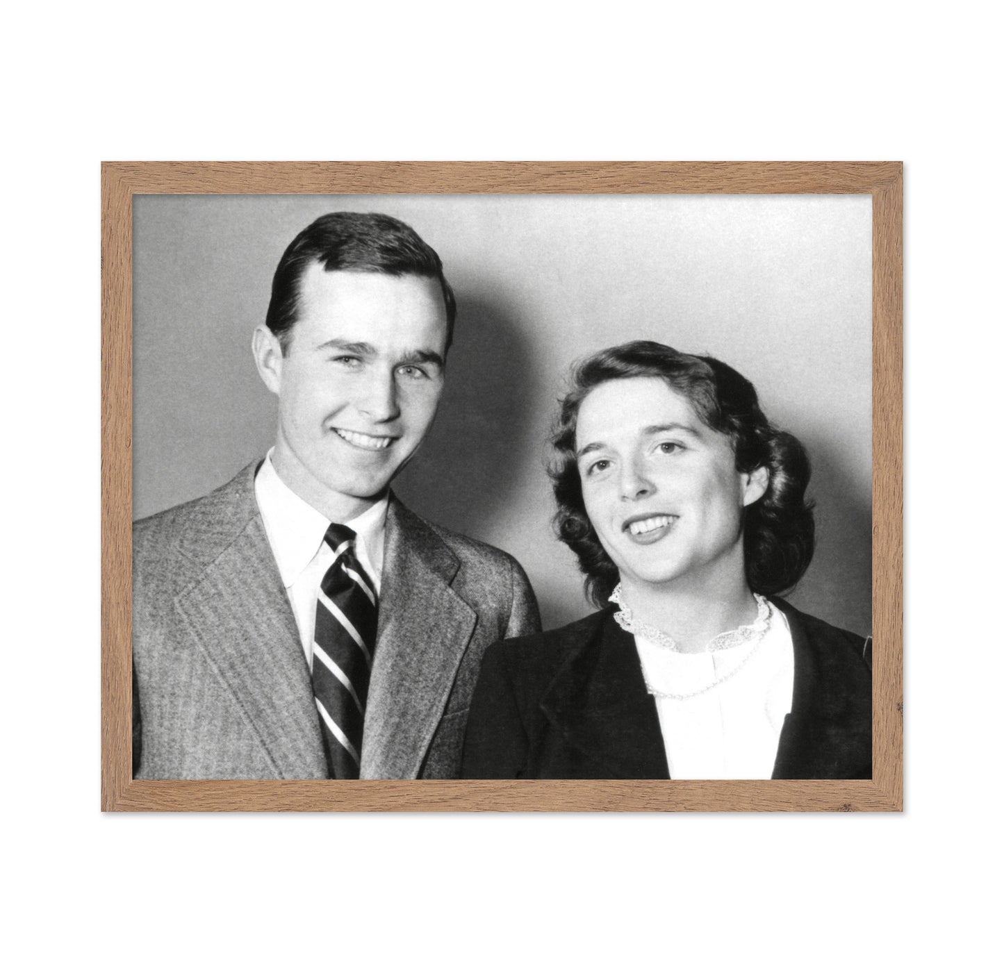 George Bush & Barbara Pierce 1941