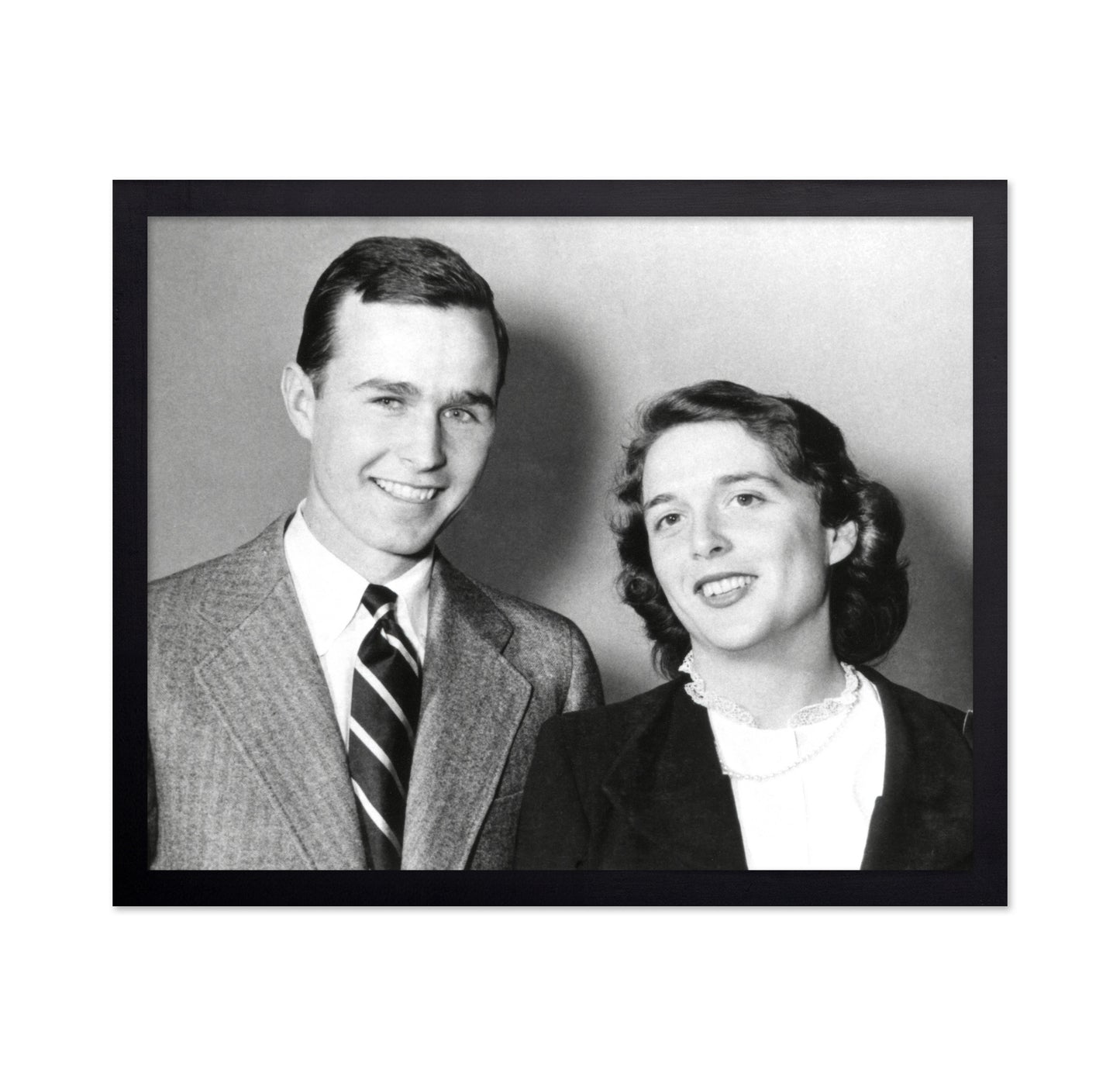 George Bush & Barbara Pierce 1941