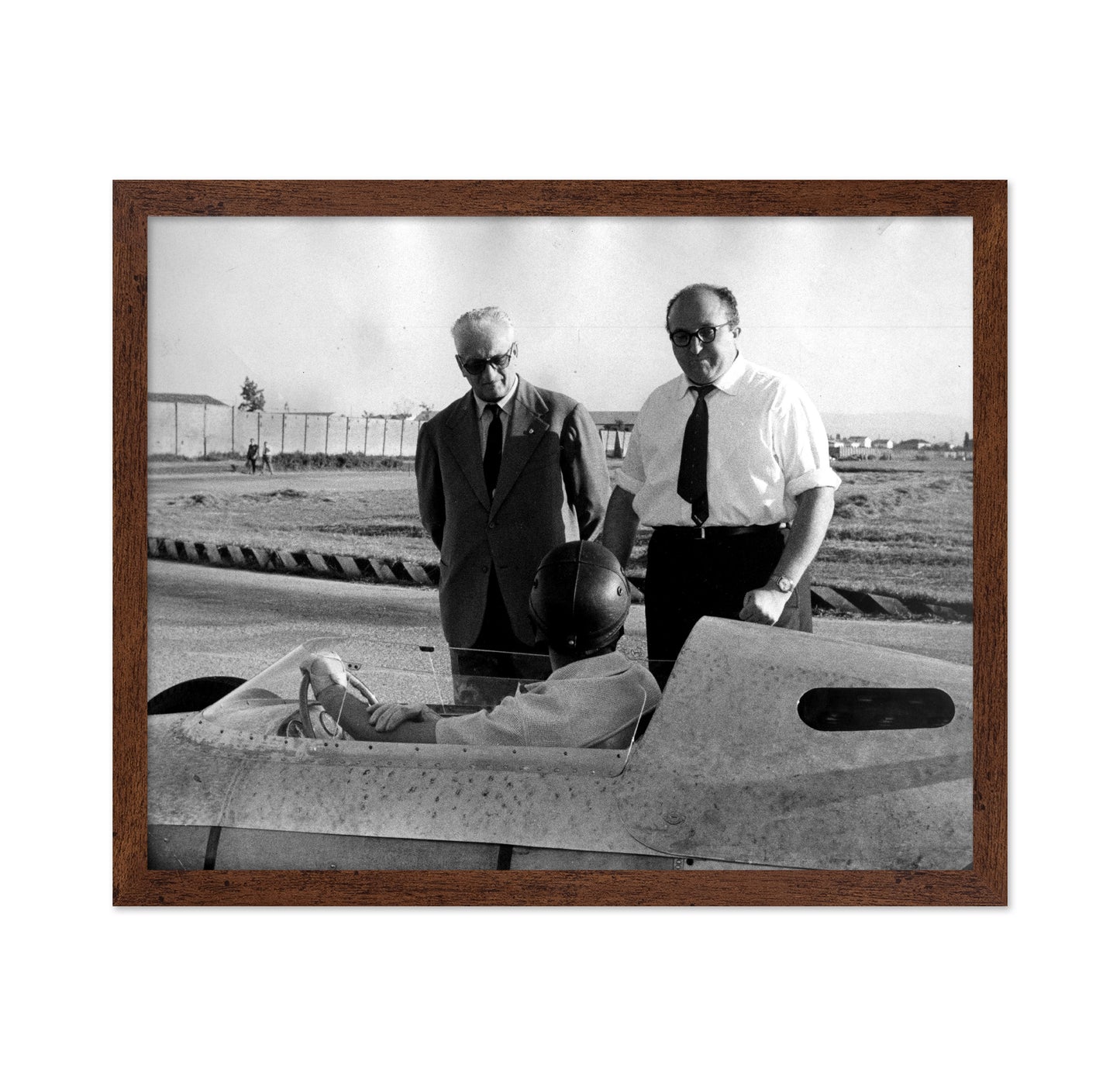 Enzo Ferrari, Carlo Chiti & Martino Severi 1960