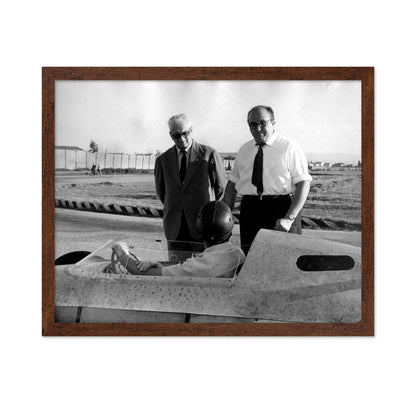 Enzo Ferrari, Carlo Chiti & Martino Severi 1960