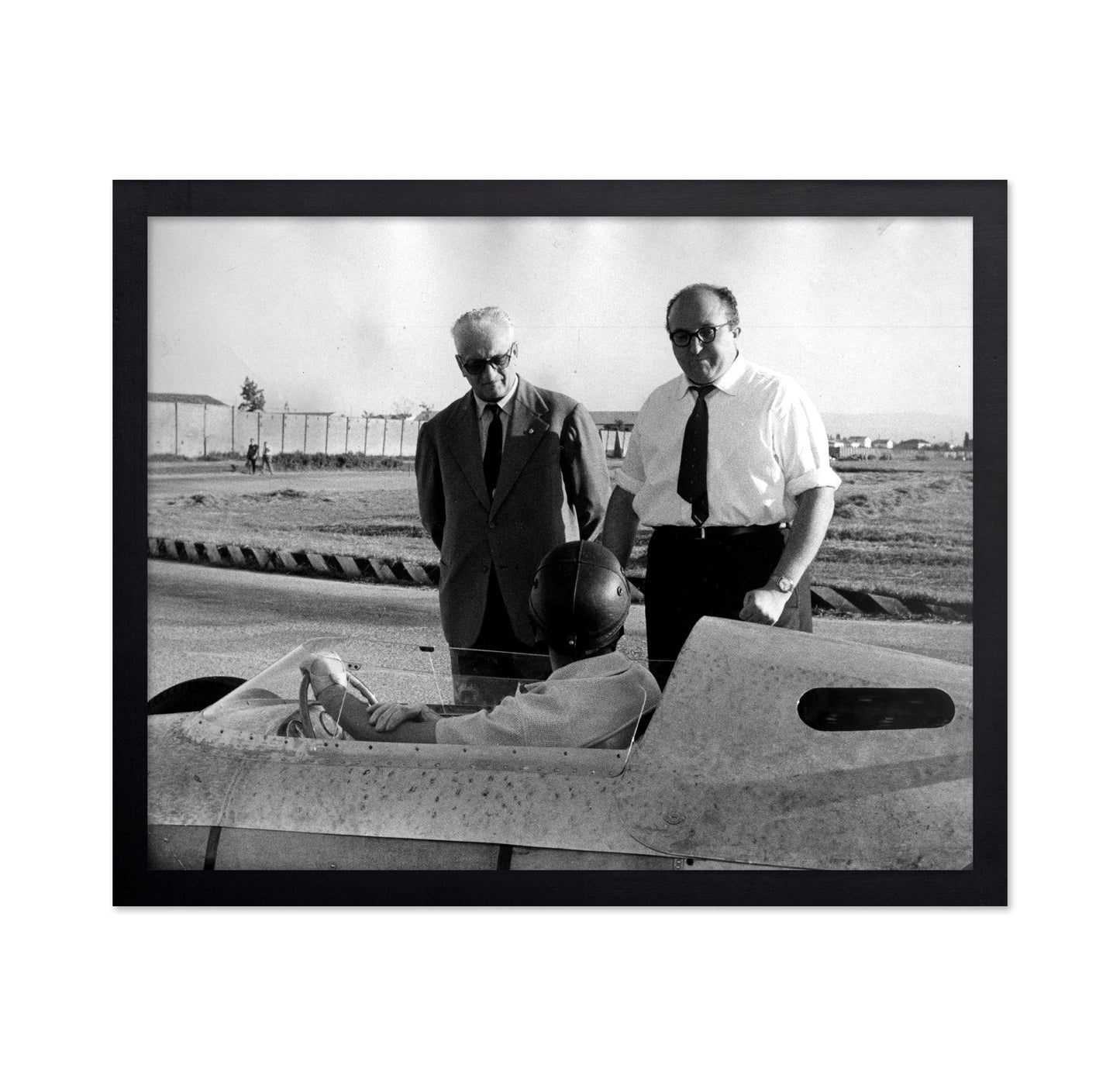 Enzo Ferrari, Carlo Chiti & Martino Severi 1960