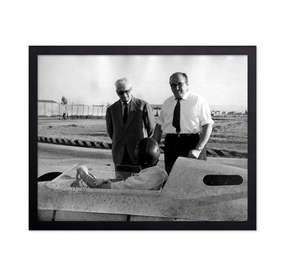 Enzo Ferrari, Carlo Chiti & Martino Severi 1960