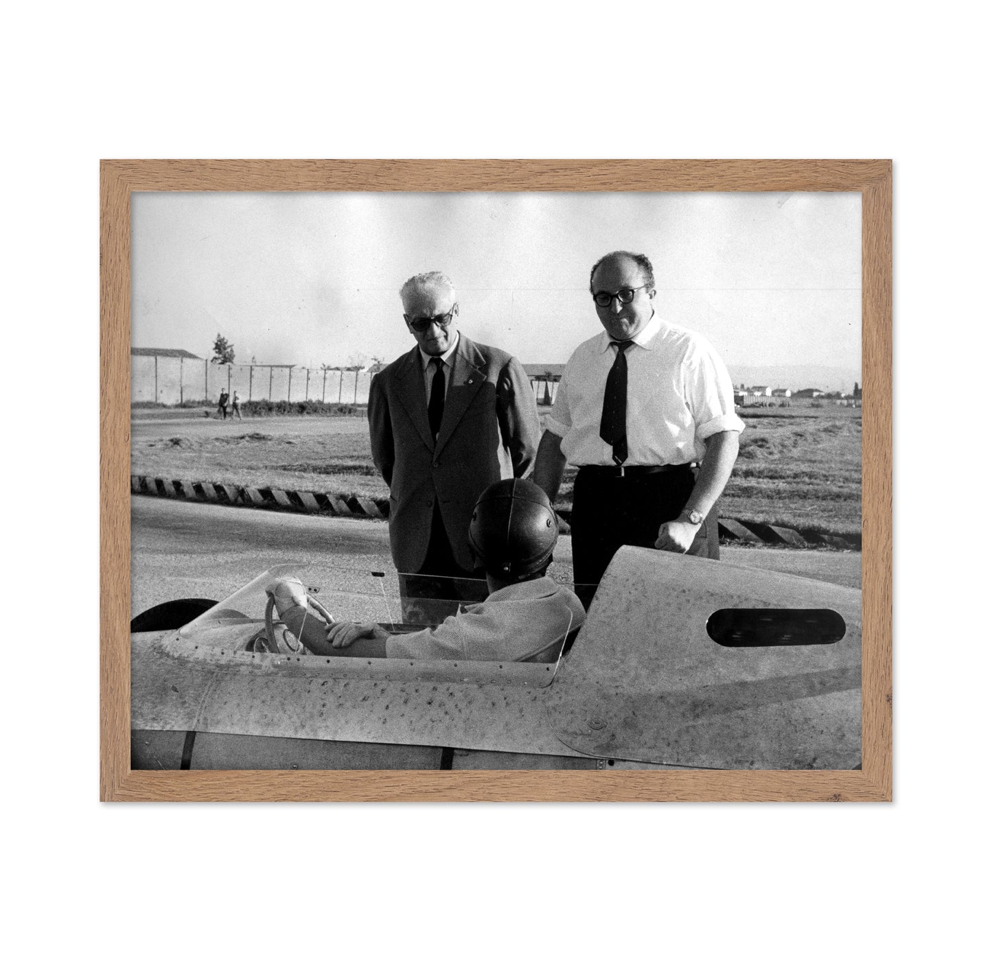 Enzo Ferrari, Carlo Chiti & Martino Severi 1960