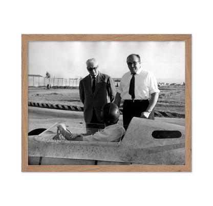 Enzo Ferrari, Carlo Chiti & Martino Severi 1960