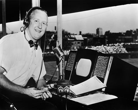 Jack Brickhouse Wrigley Field 1950s