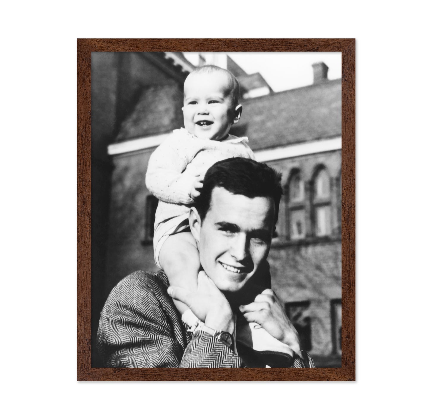 George Bush Sr. & George W. Bush Yale 1947