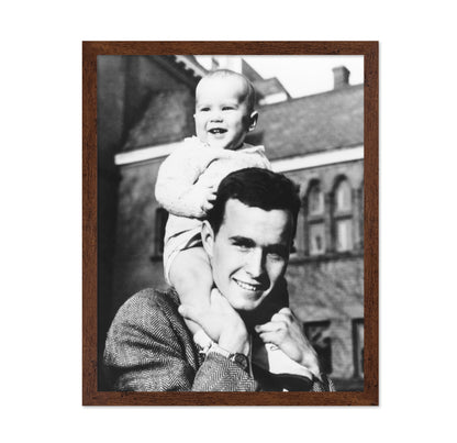 George Bush Sr. & George W. Bush Yale 1947