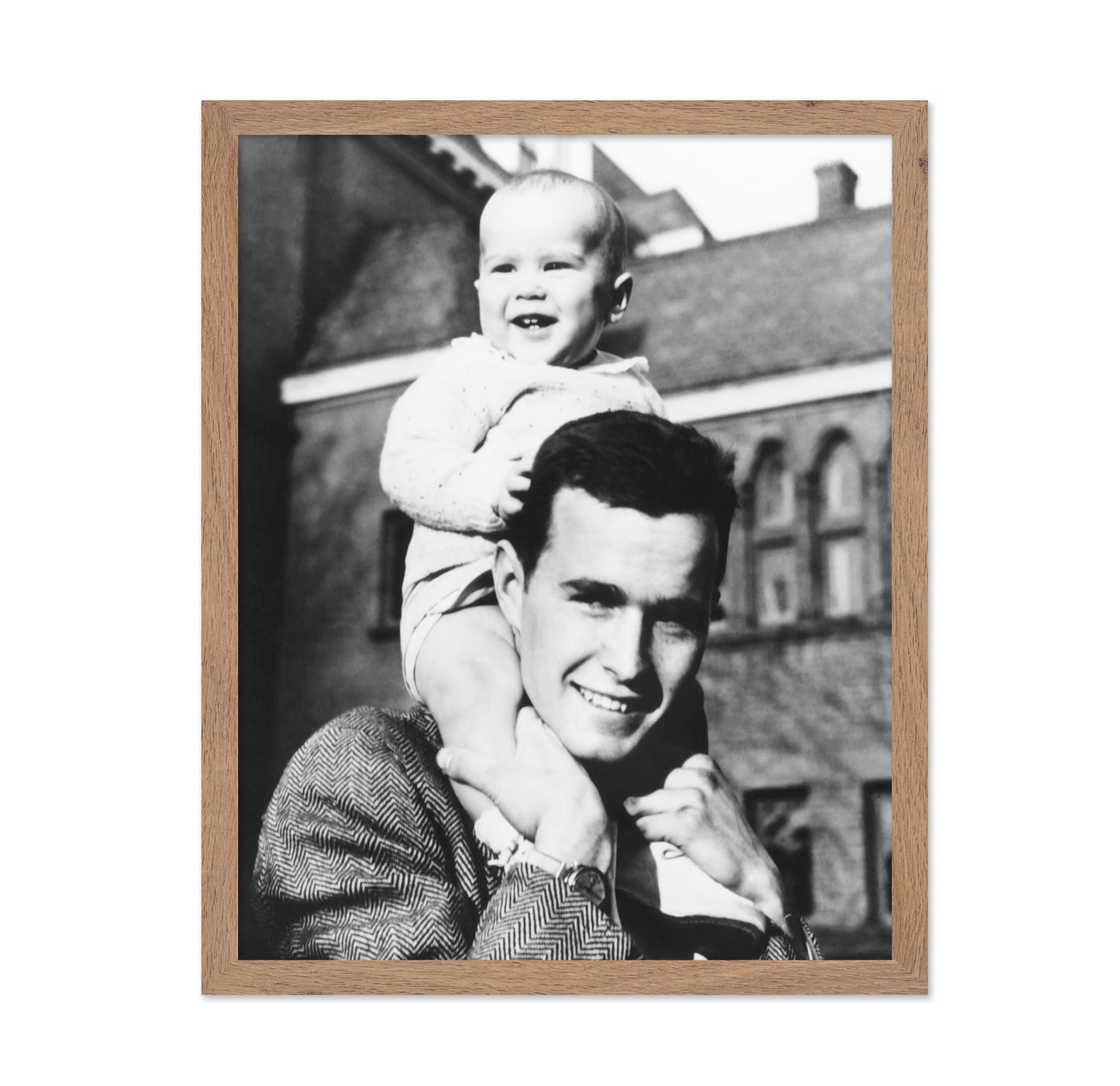 George Bush Sr. & George W. Bush Yale 1947