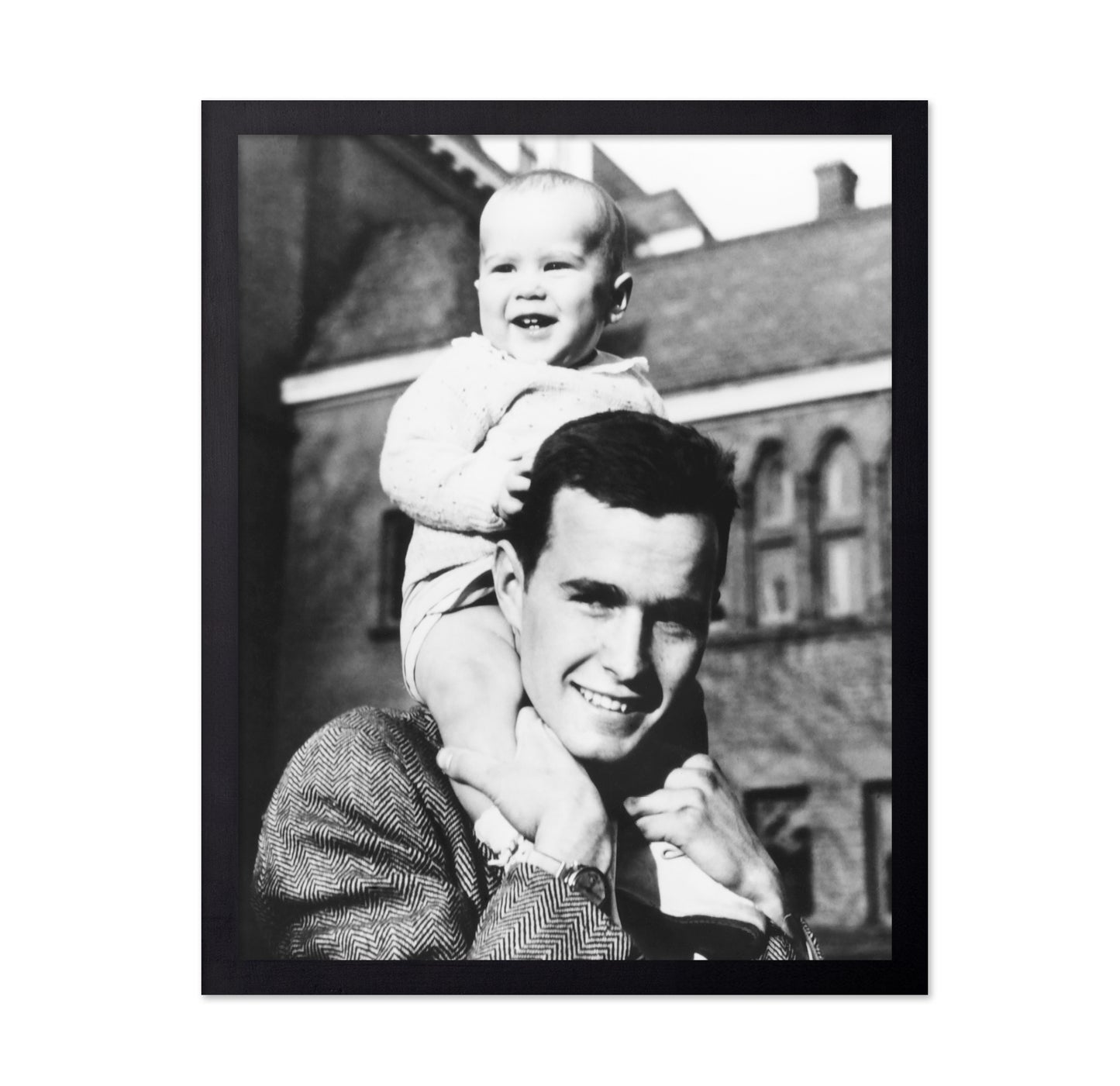 George Bush Sr. & George W. Bush Yale 1947