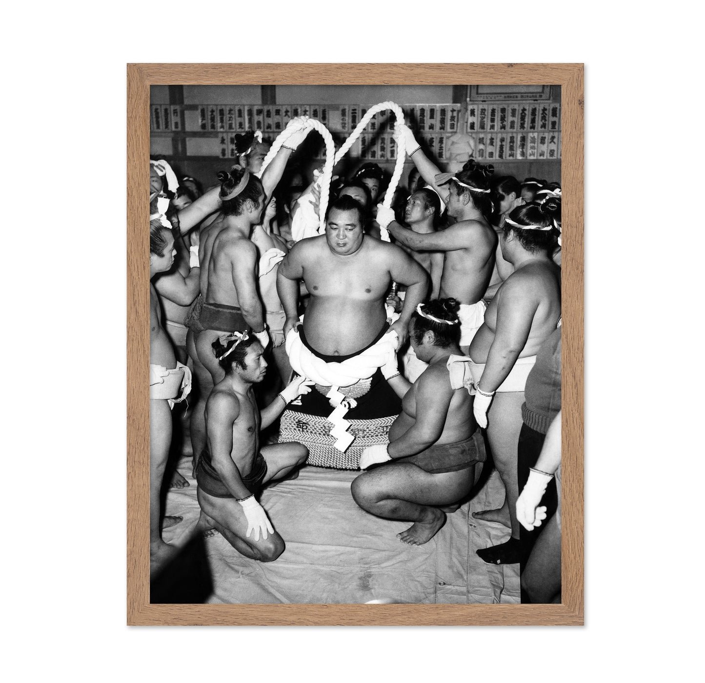 Sumo Wrestlers Japan 1950S