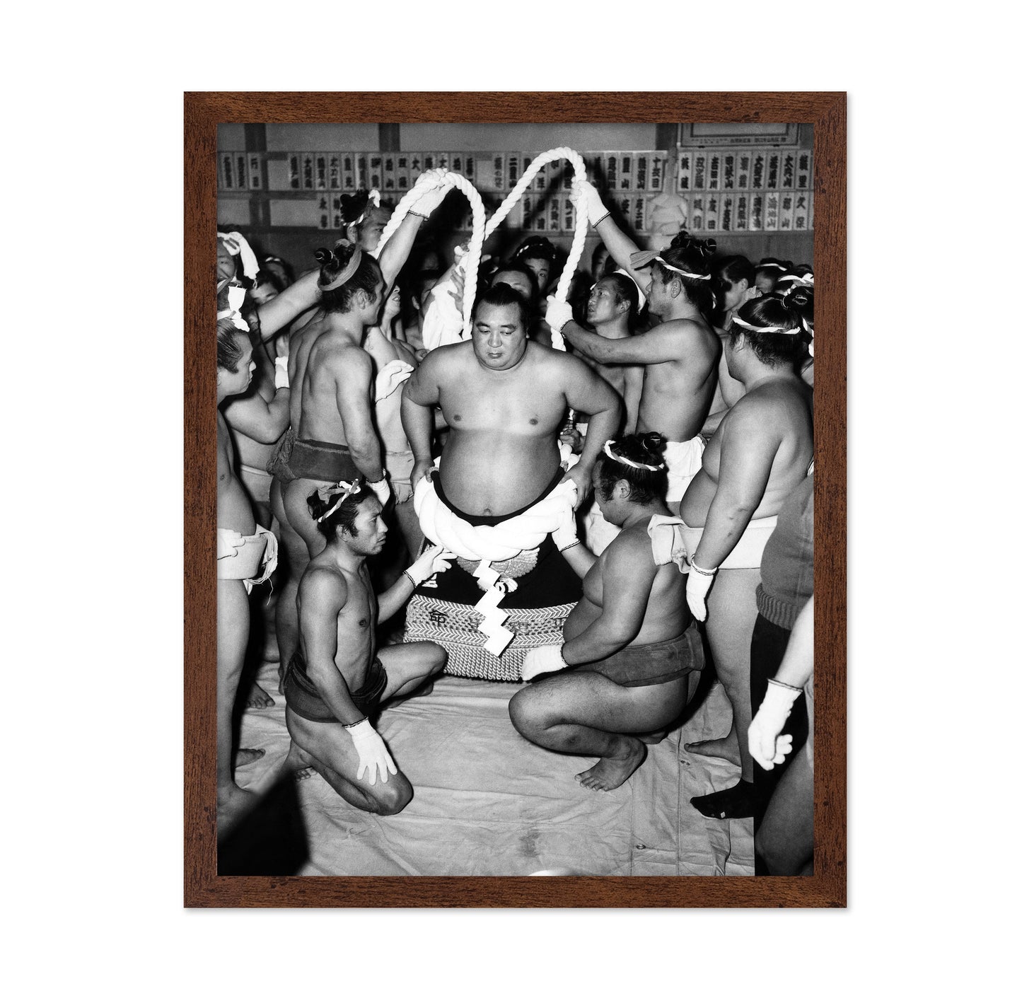 Sumo Wrestlers Japan 1950S