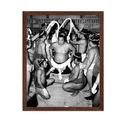 Sumo Wrestlers Japan 1950S