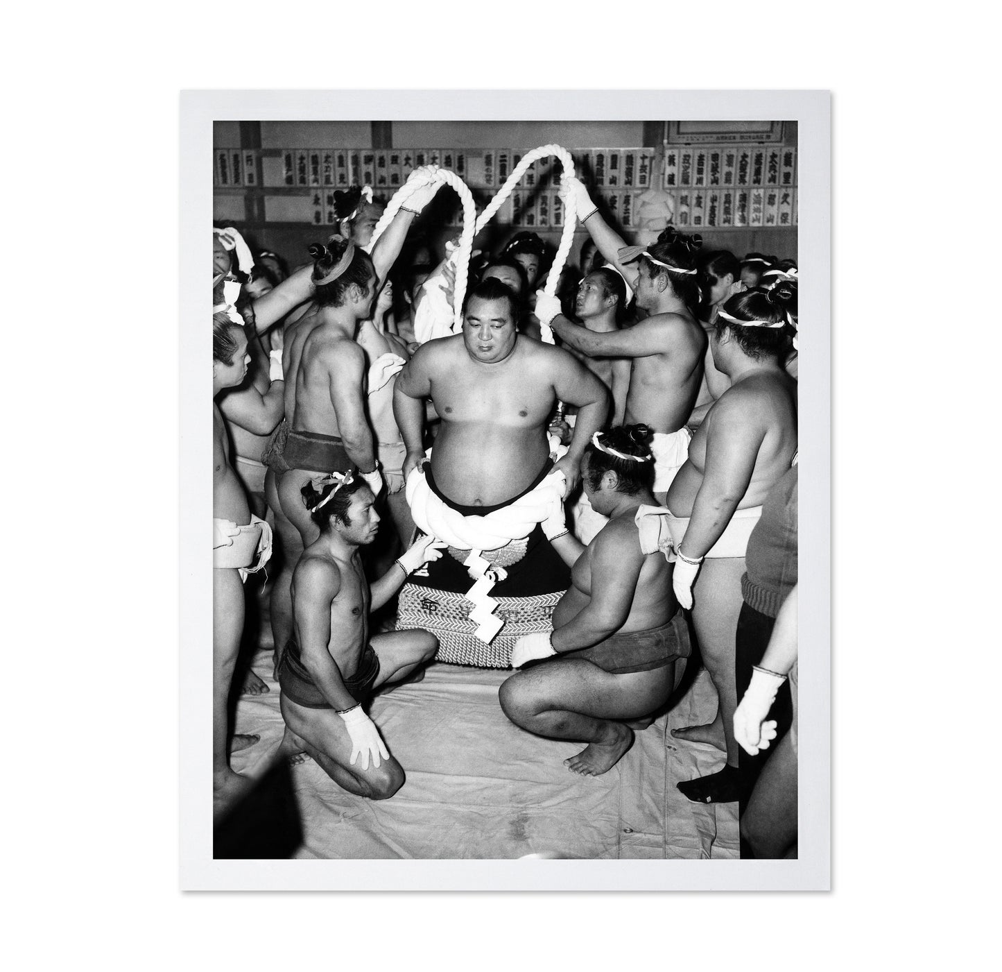 Sumo Wrestlers Japan 1950S