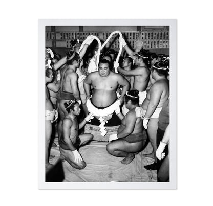 Sumo Wrestlers Japan 1950S