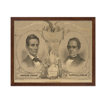 Lincoln Hamlin 1860