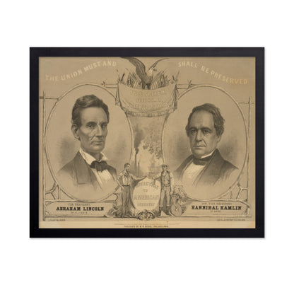 Lincoln Hamlin 1860