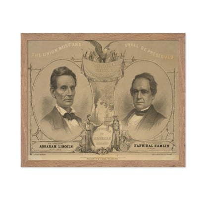Lincoln Hamlin 1860