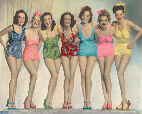 Vintage Swimsuit Glamour