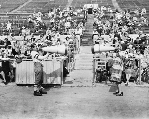 Megaphone Scene 1930