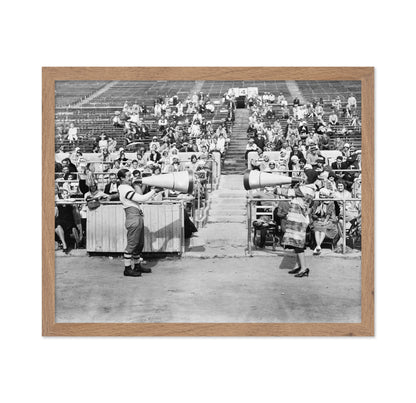 Megaphone Scene 1930
