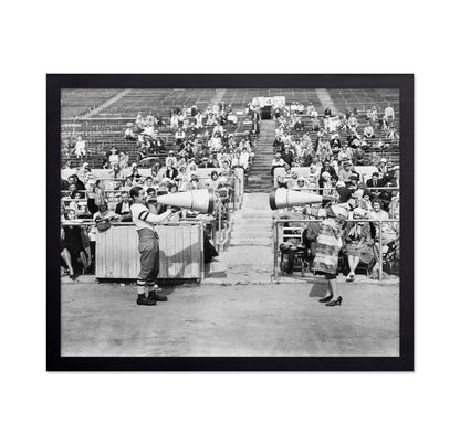 Megaphone Scene 1930