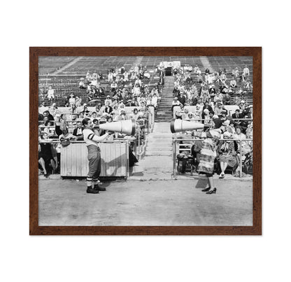 Megaphone Scene 1930