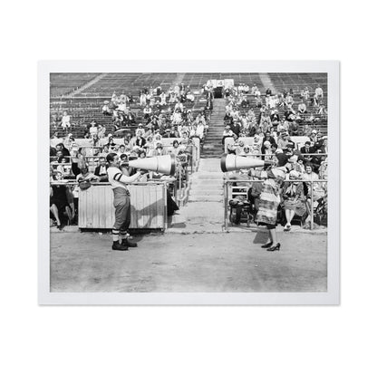 Megaphone Scene 1930