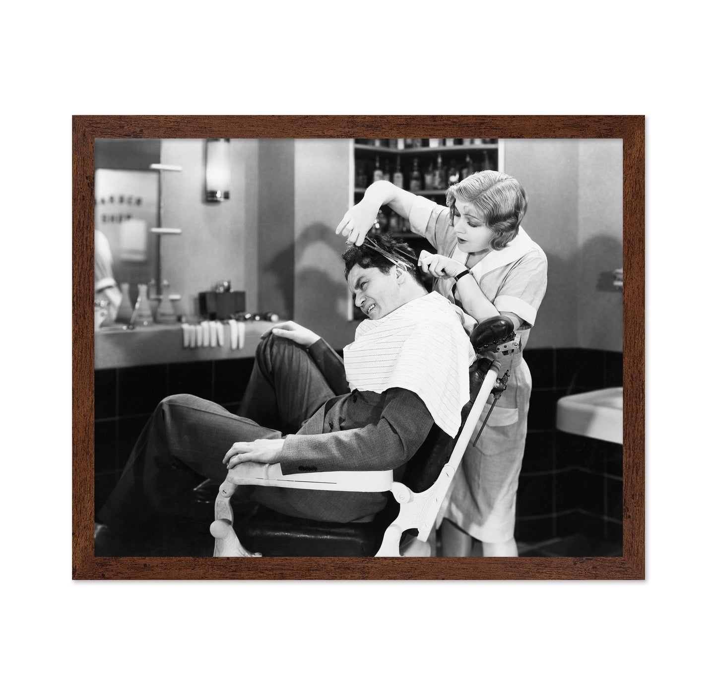 Woman Barber 1930s