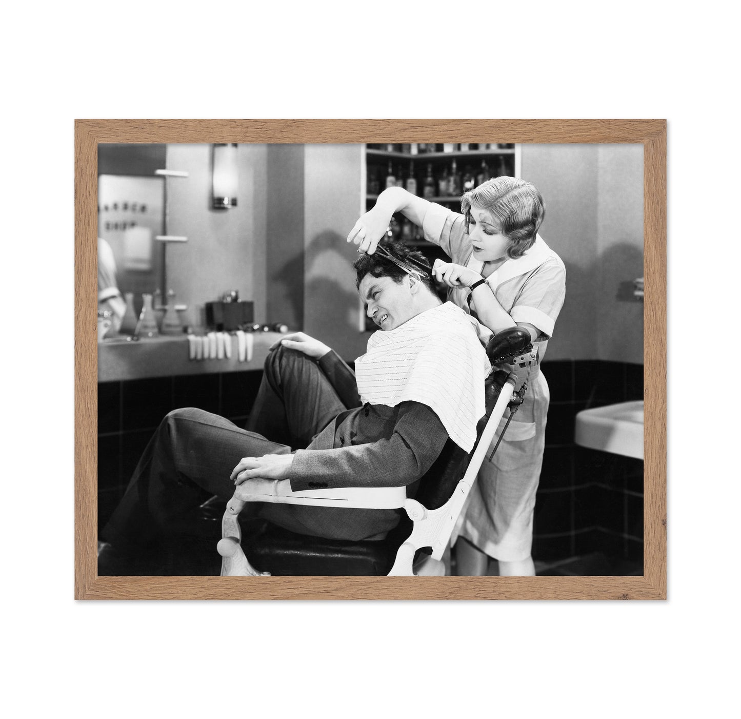 Woman Barber 1930s