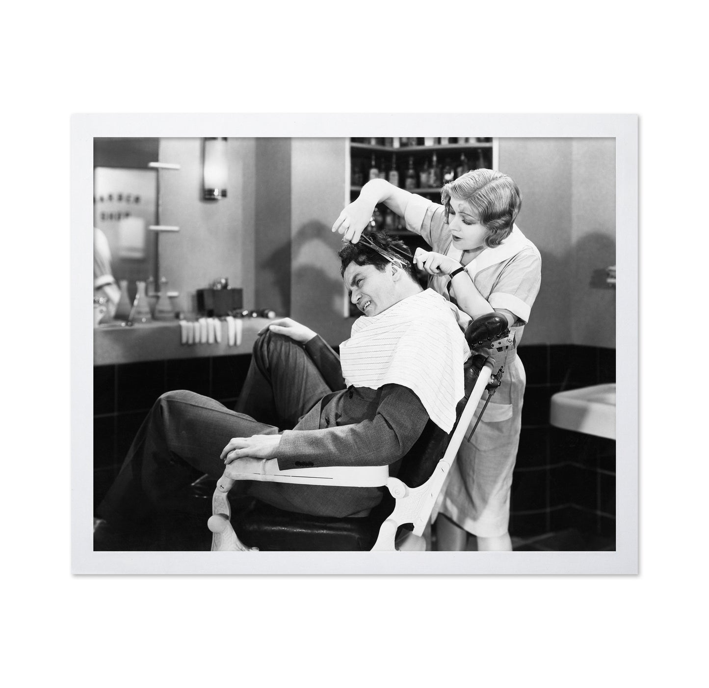 Woman Barber 1930s