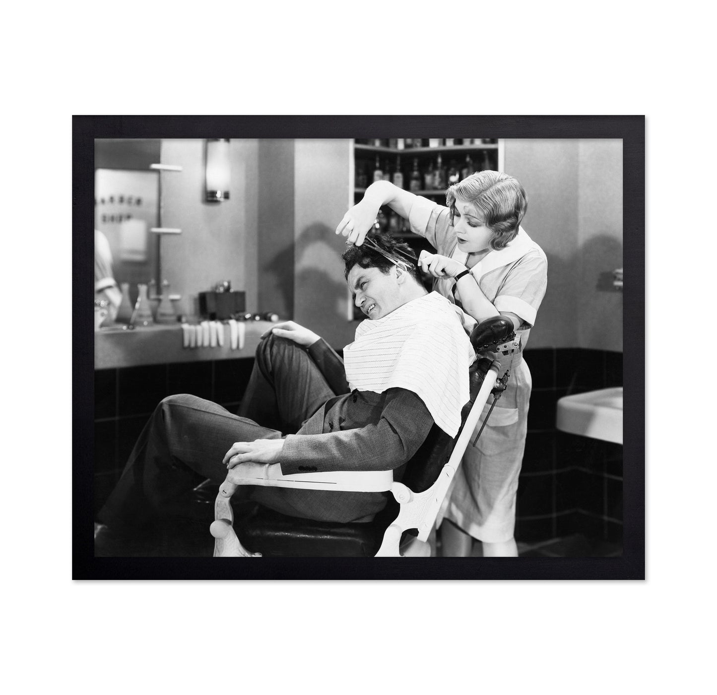 Woman Barber 1930s
