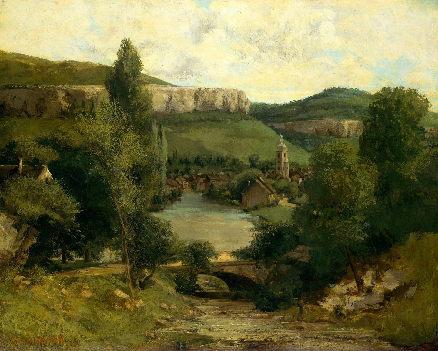 View of Ornans 1853