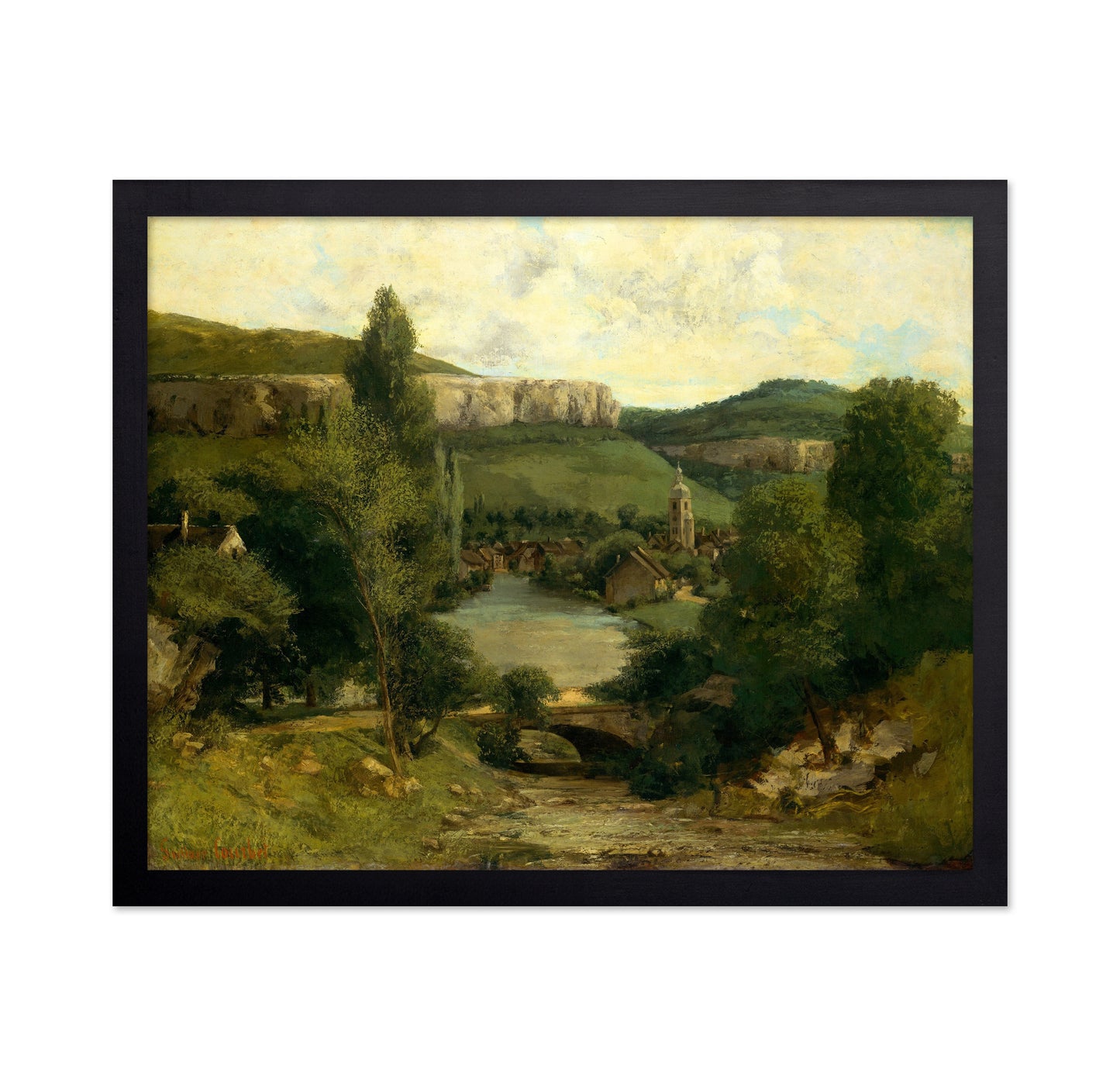 View of Ornans 1853