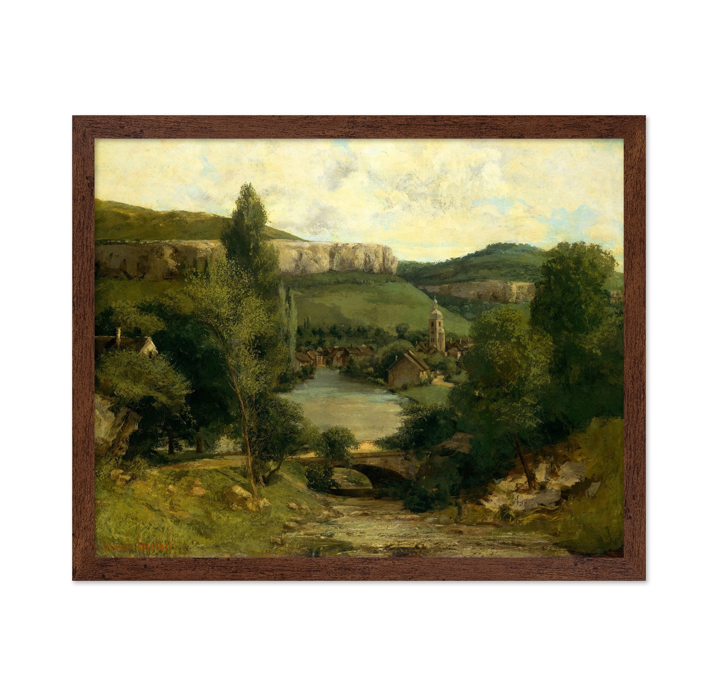 View of Ornans 1853