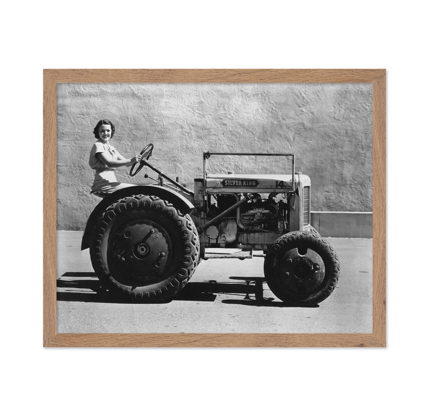 Woman Tractor 1930s