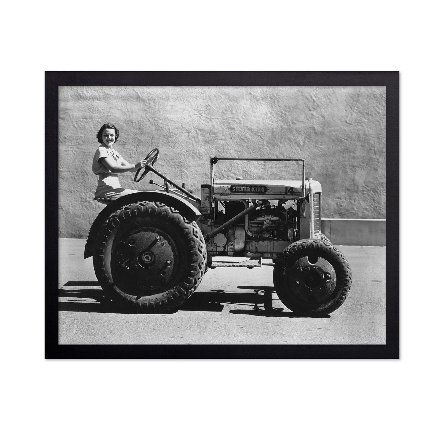 Woman Tractor 1930s