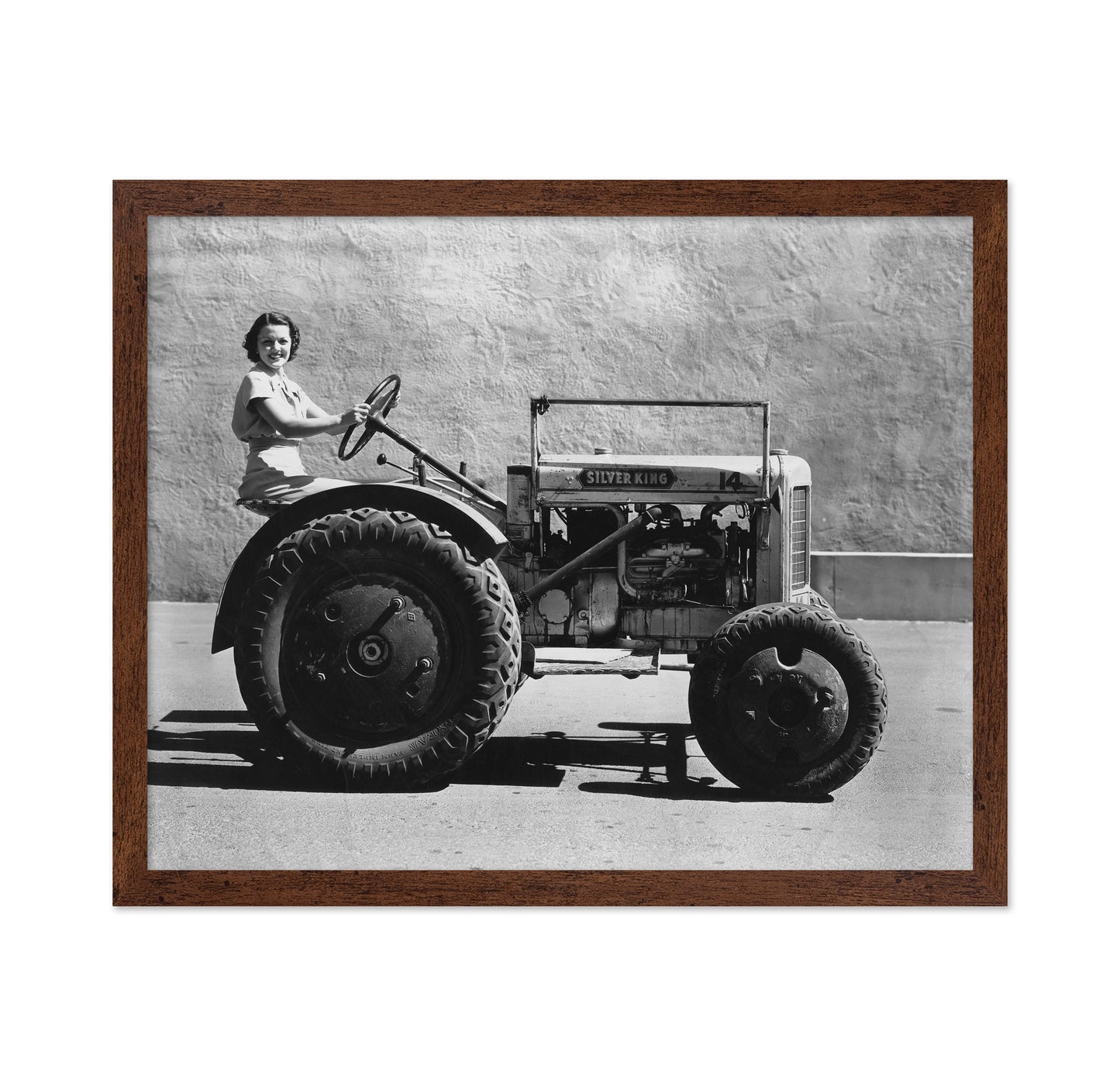 Woman Tractor 1930s