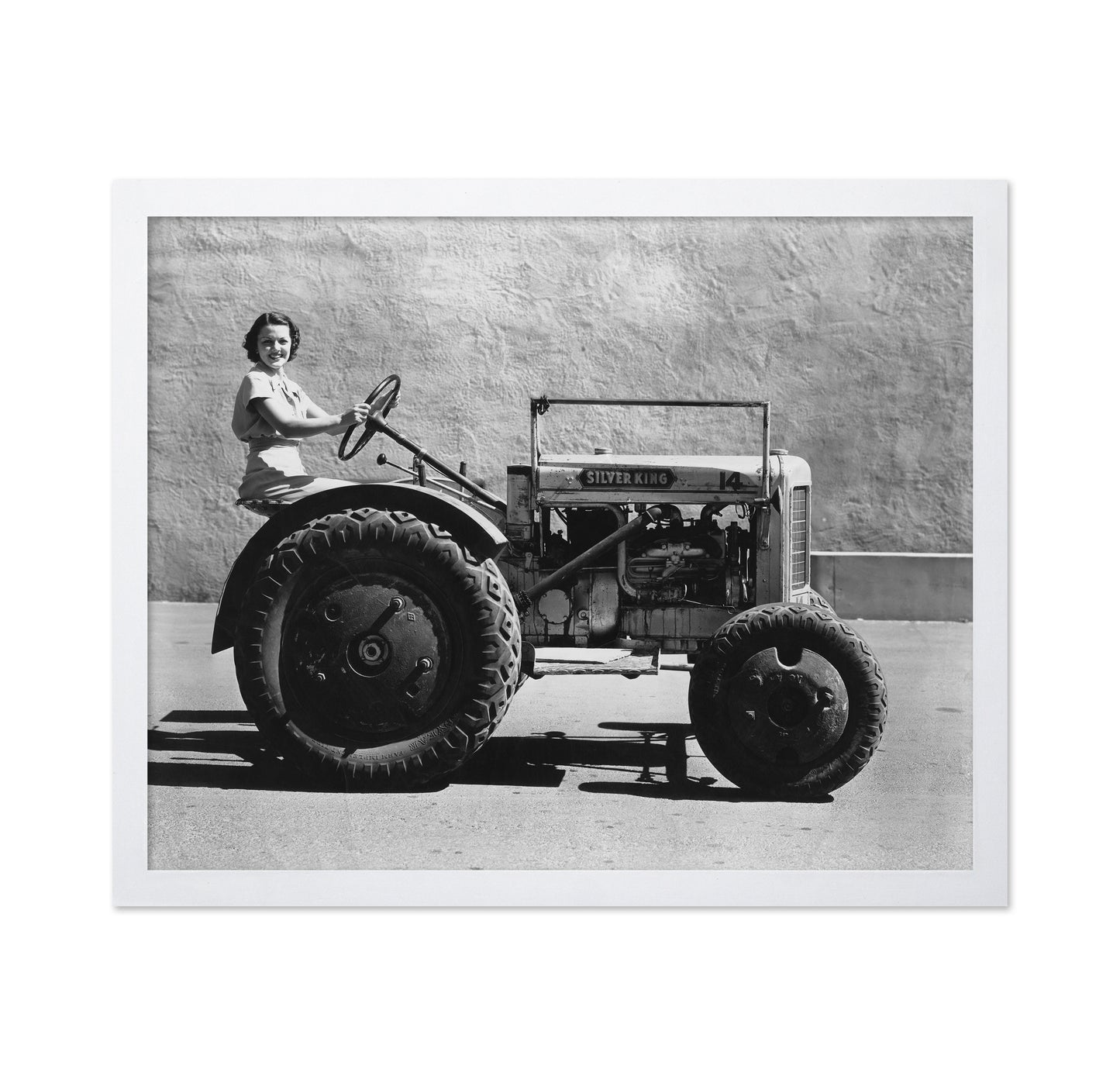 Woman Tractor 1930s