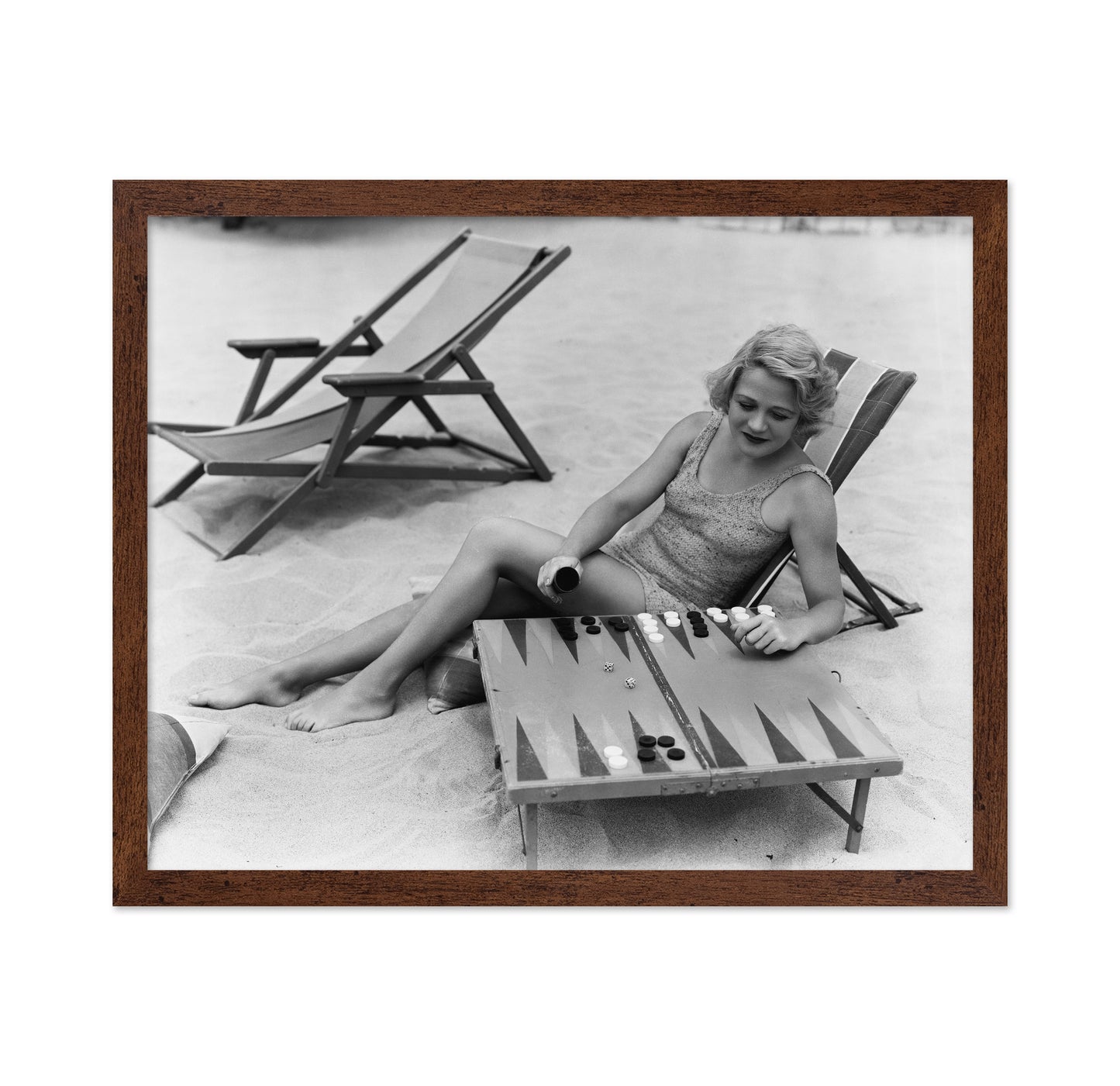 Beach Backgammon 1930s