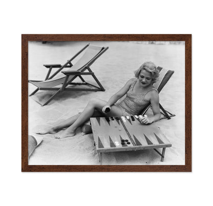 Beach Backgammon 1930s
