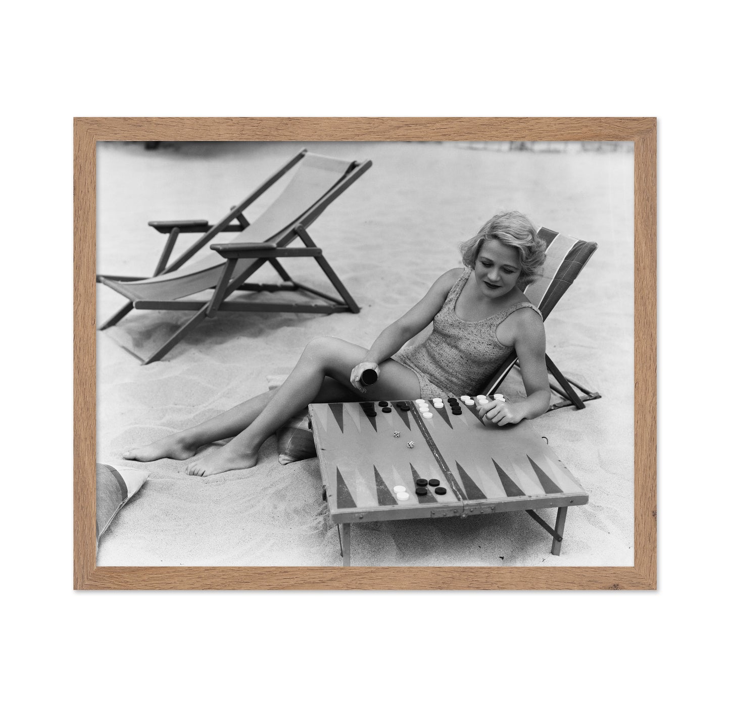 Beach Backgammon 1930s
