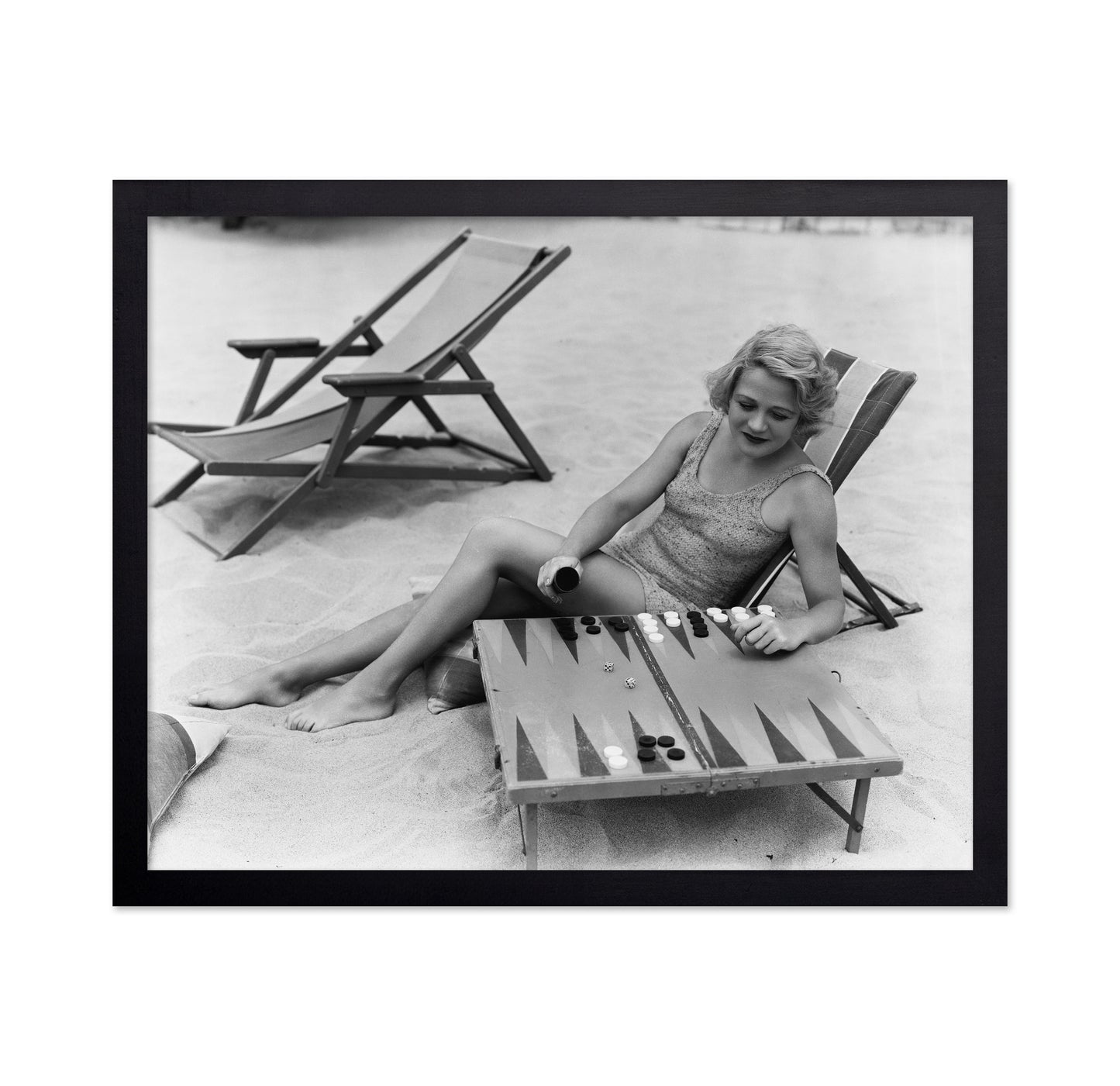 Beach Backgammon 1930s
